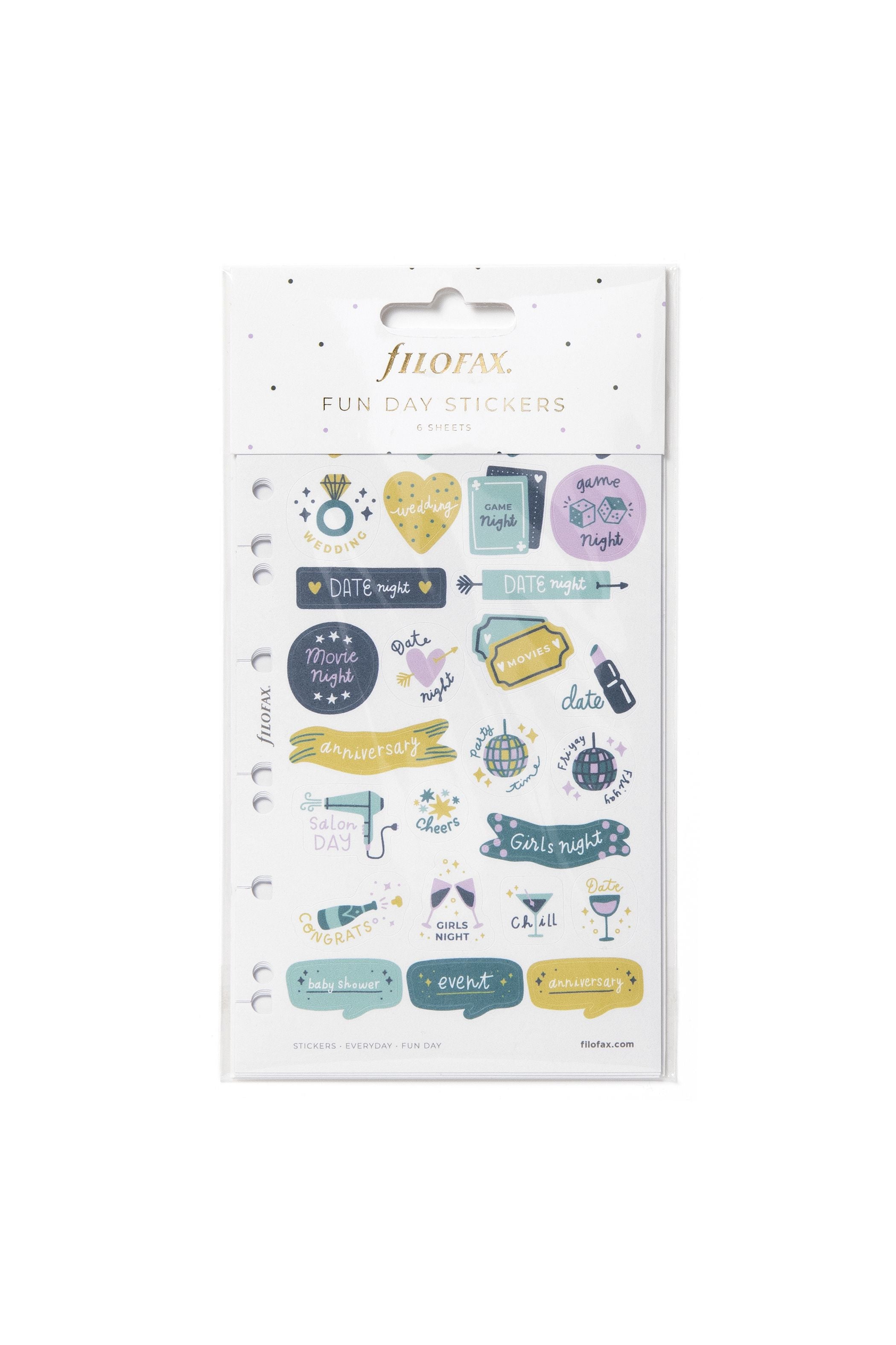 Køb ​Filofax Stickers Fun days hos Ofidan