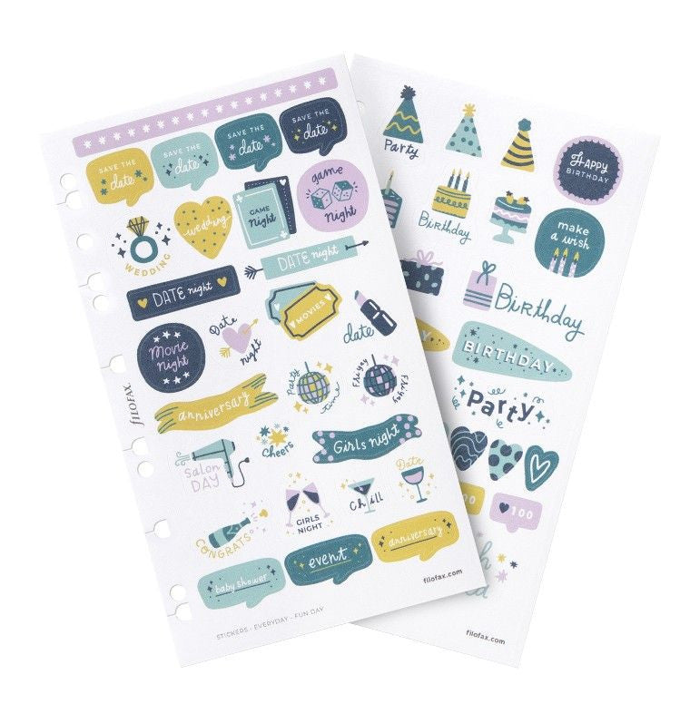 Køb ​Filofax Stickers Fun days hos Ofidan
