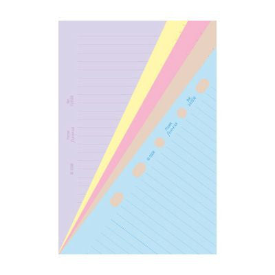 Køb ​Filofax Pocket Linjeret noteark Pastel hos Ofidan