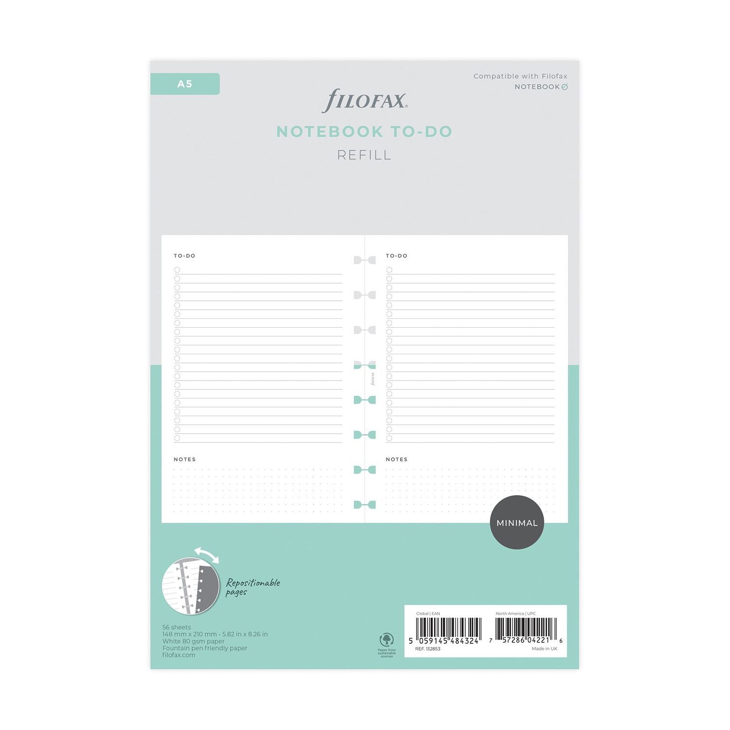 Køb ​Filofax Notebook To-do-liste hos Ofidan