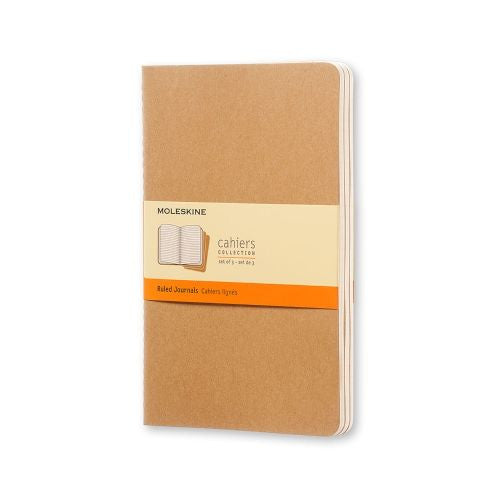 Køb ​Moleskine Cahier Plain Large Journal Kraftpaper hos Ofidan