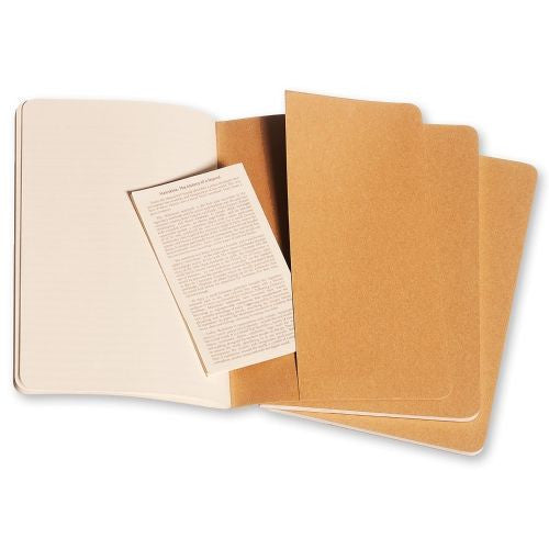 Køb ​Moleskine Cahier Plain Large Journal Kraftpaper hos Ofidan