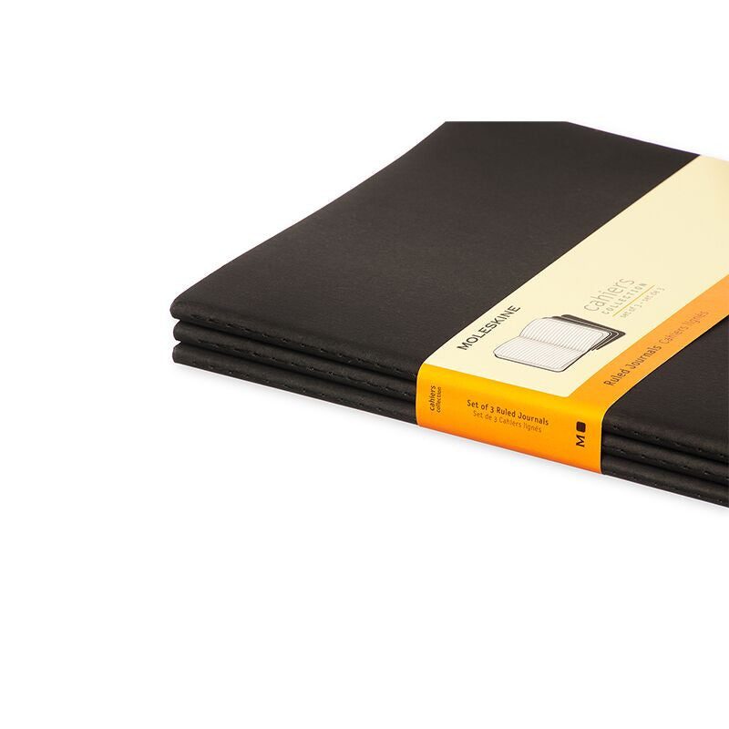Køb ​Moleskine Cahier Journal Ruled XL Notesbog Black hos Ofidan
