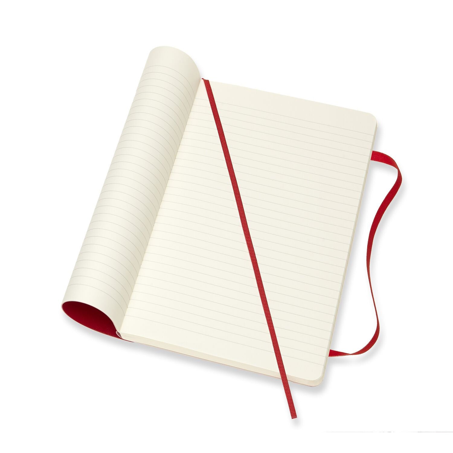 Køb ​Moleskine Classic Ruled Large Notesbog Softcover Red hos Ofidan