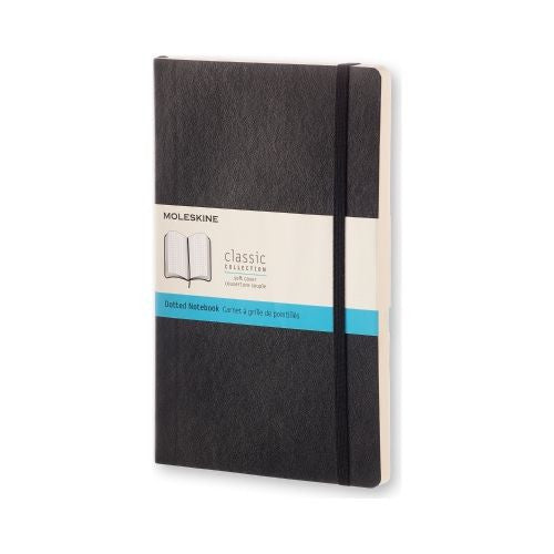 Køb ​Moleskine Classic Dotted Large Notesbog Softcover Black hos Ofidan