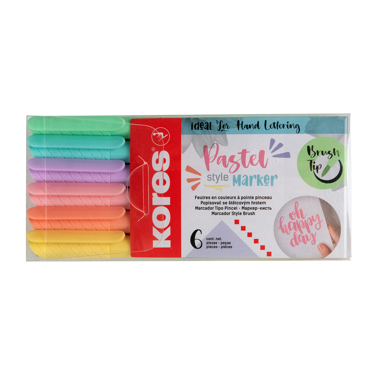 Køb ​Kores Brush Markers Pastel hos Ofidan