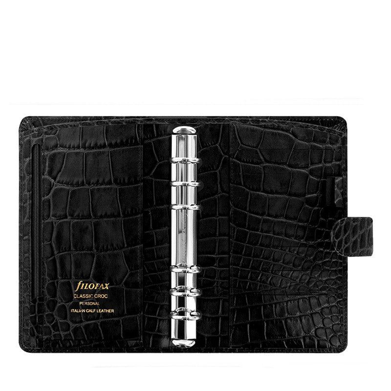 Køb ​Filofax Croc Ebony Kalender hos Ofidan