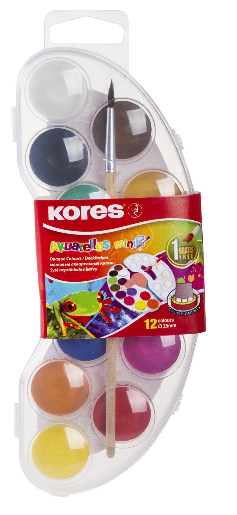 Køb ​Kores vandfarver Palette hos Ofidan