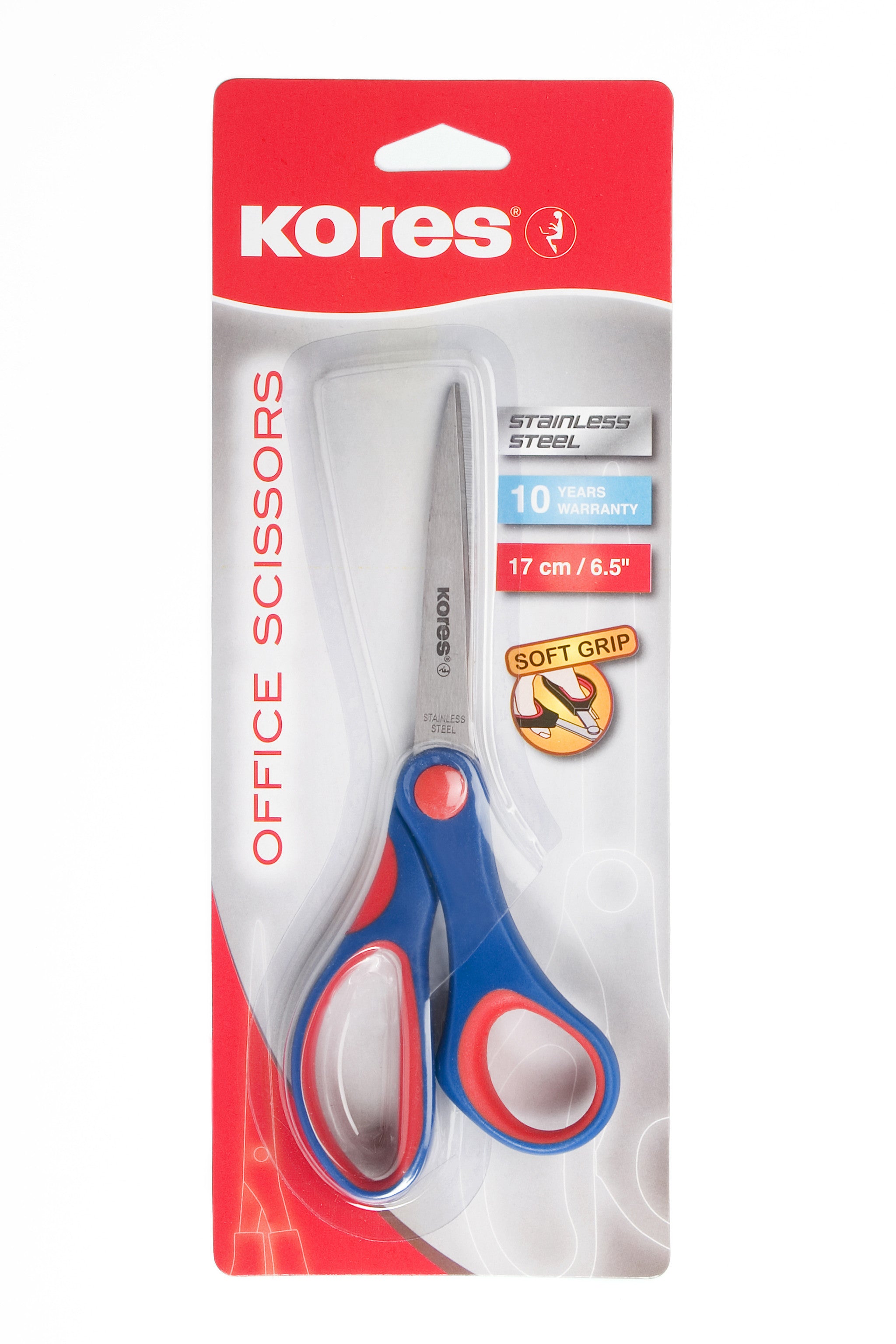 Køb ​Kores SoftGrip Kontorsaks hos Ofidan