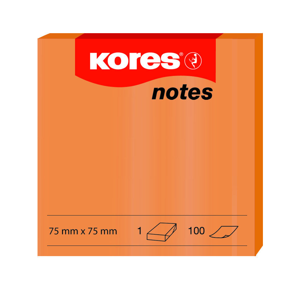 Køb ​Kores Neon Notes Orange 75x75 hos Ofidan