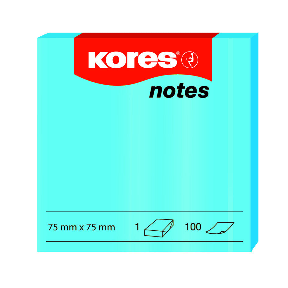 Køb ​Kores Neon Notes Blå 75x75 hos Ofidan