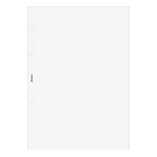 Køb ​Filofax A5 Notespapir Ulinjeret Hvid hos Ofidan