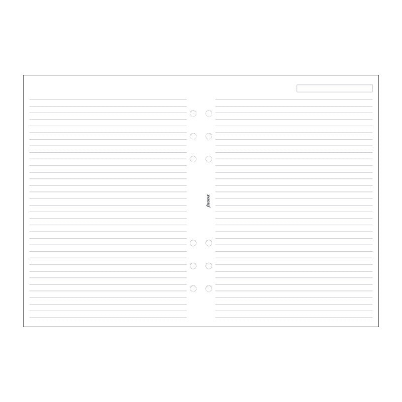 Køb ​Filofax A5 Notespapir Linjeret Hvid hos Ofidan
