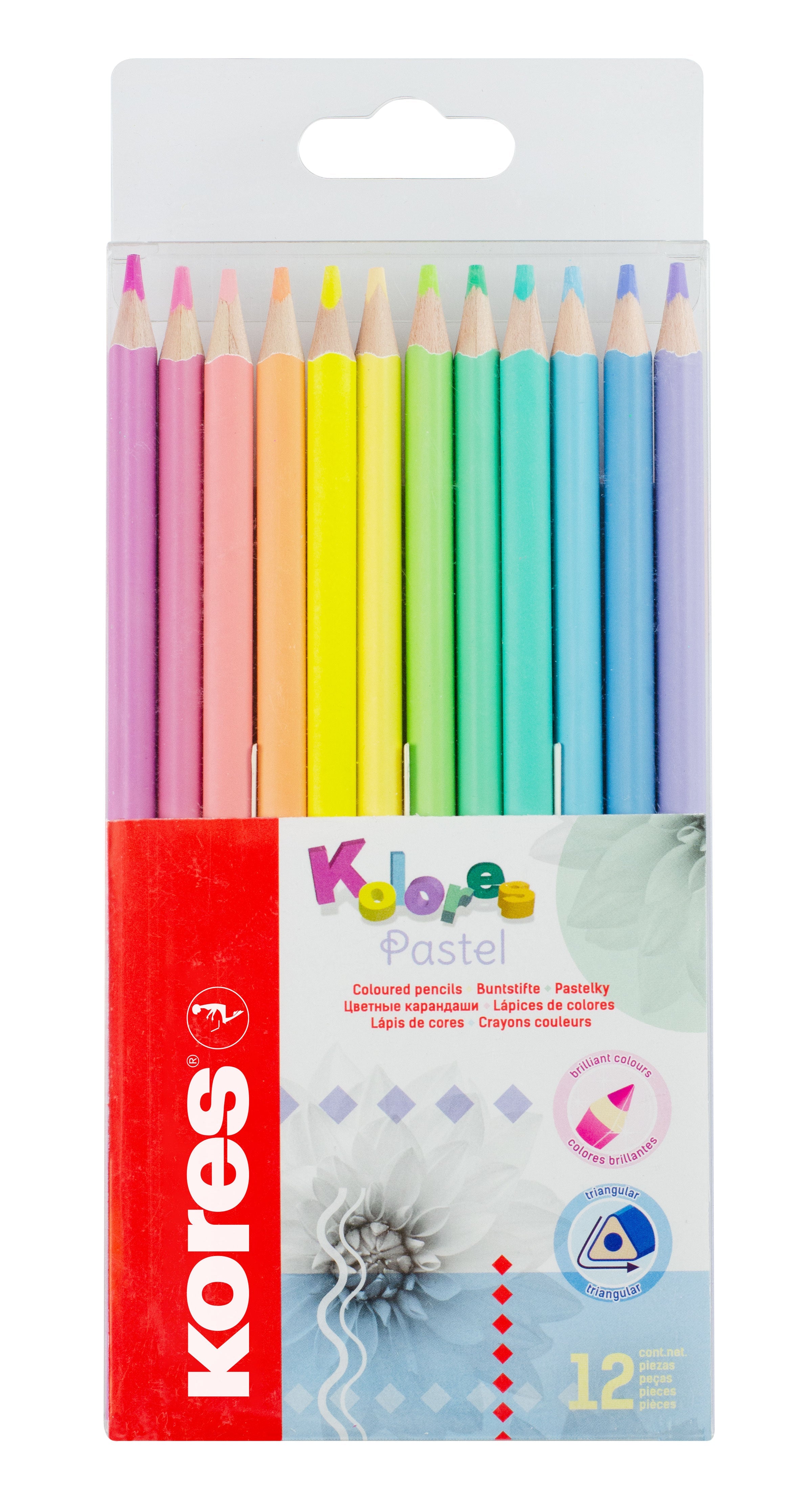 Køb ​Kores Kolores Pastel 12 stk hos Ofidan