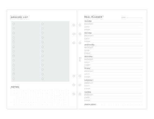Køb ​Filofax A5 Måltidsplanner hos Ofidan