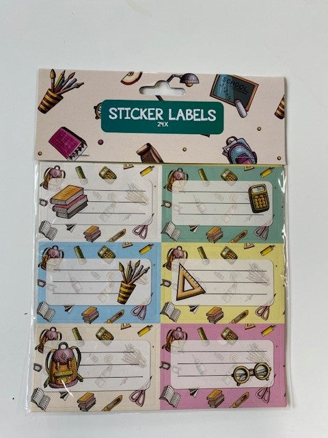 Køb ​Navnelabels Skolemotiver hos Ofidan