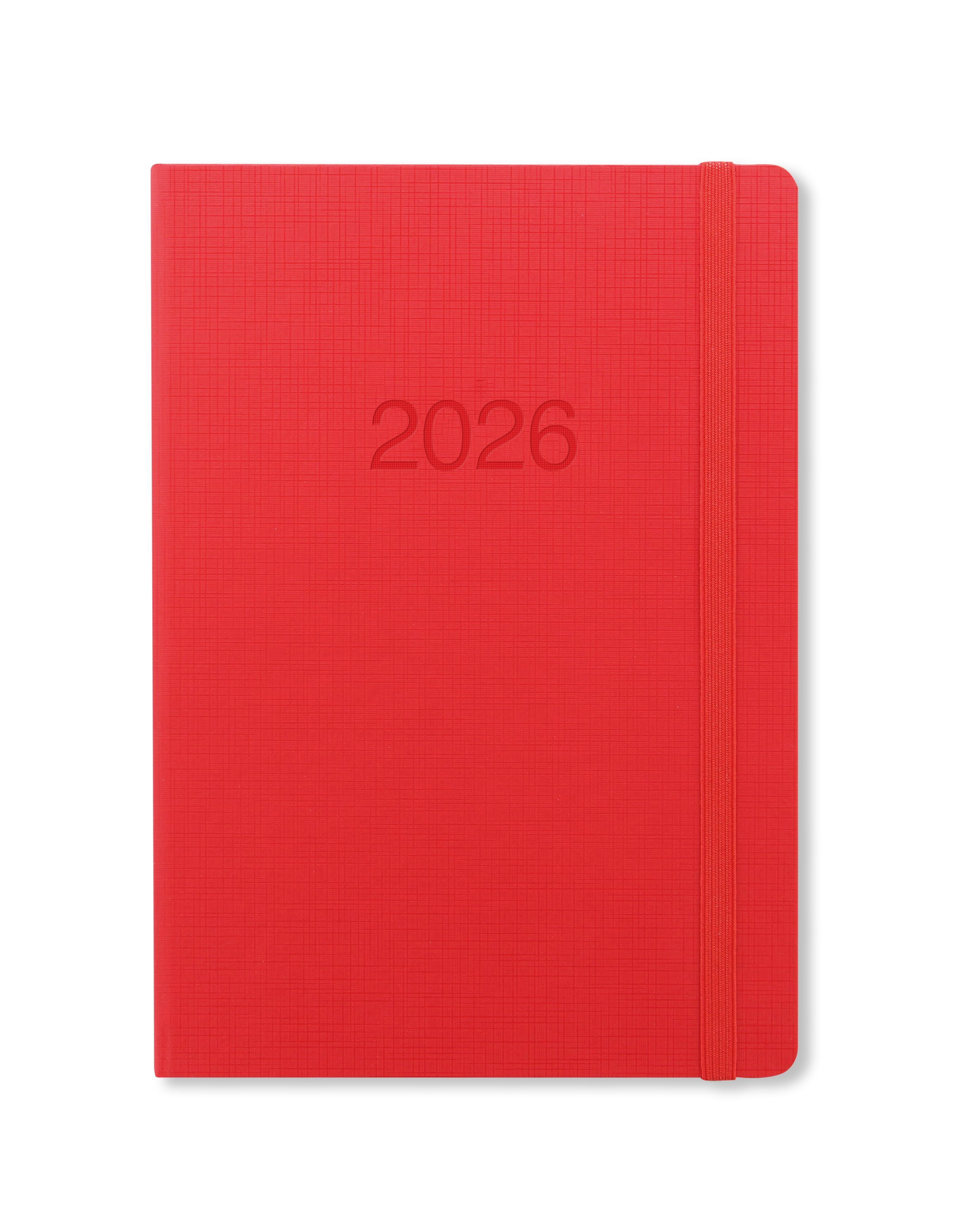 Køb ​Letts 2026 Memo Kalender A5 Ugeopslag Rød hos Ofidan