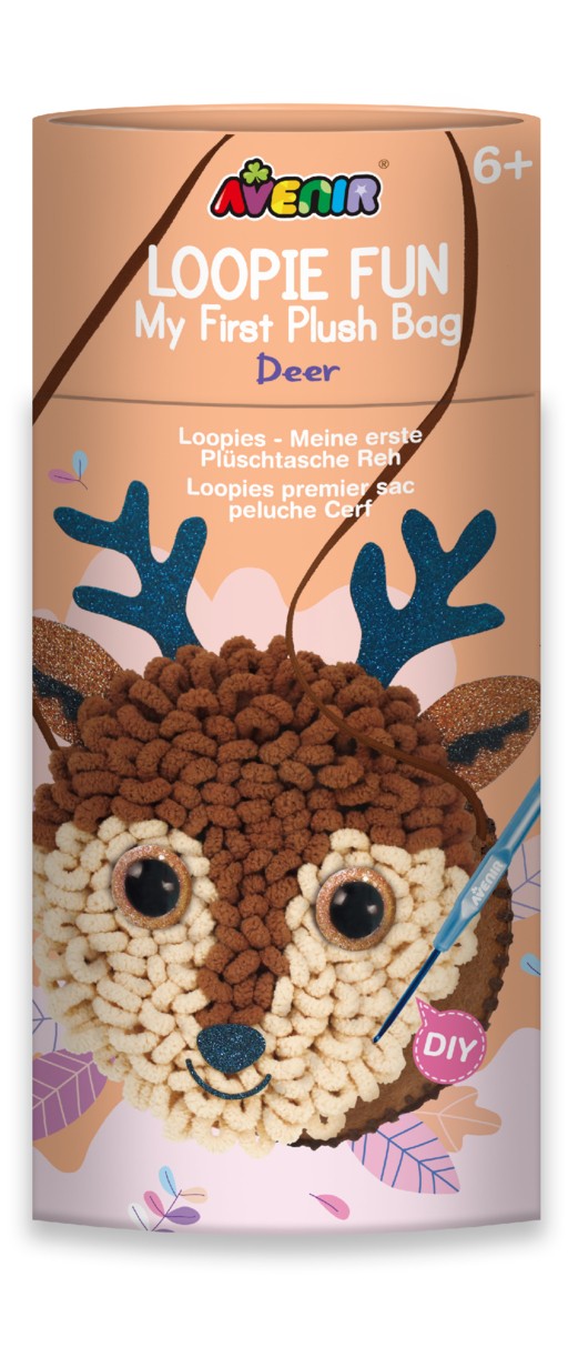 Køb ​Avenir Loopy Fun My 1st Plush bag Deer hos Ofidan