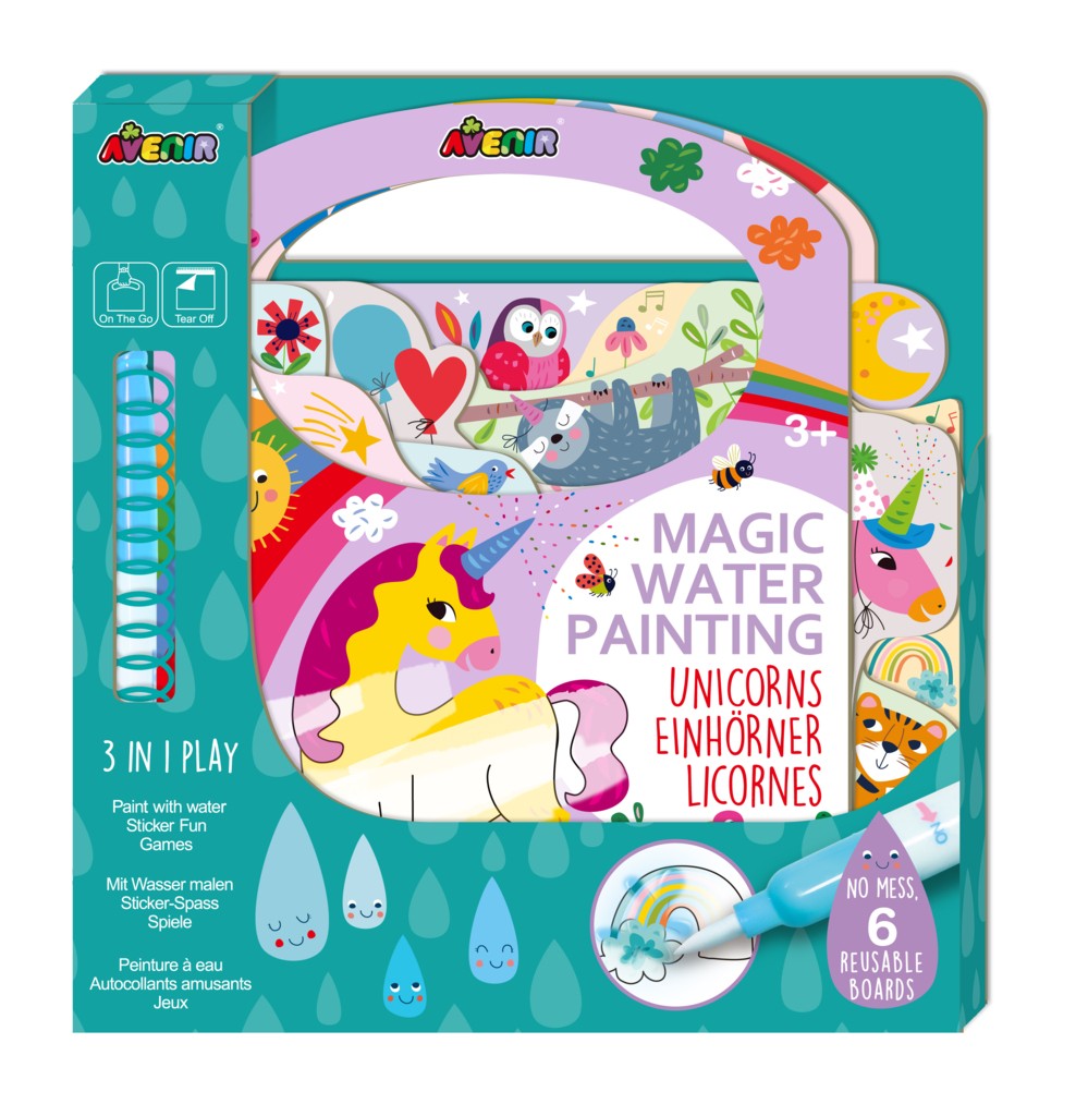 Køb ​Avenir Magic Water Painting - Unicorns hos Ofidan