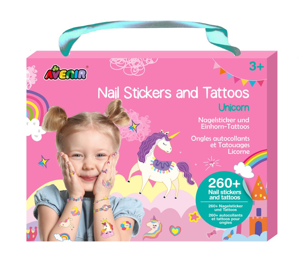Køb ​Avenir Nail Stickers & tatoos - Unicorns hos Ofidan