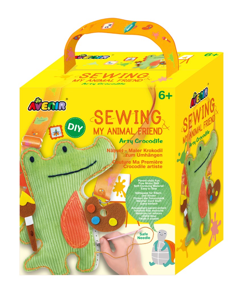 Køb ​Avenir Sewing My Animal Friend - Arty Crocodile hos Ofidan
