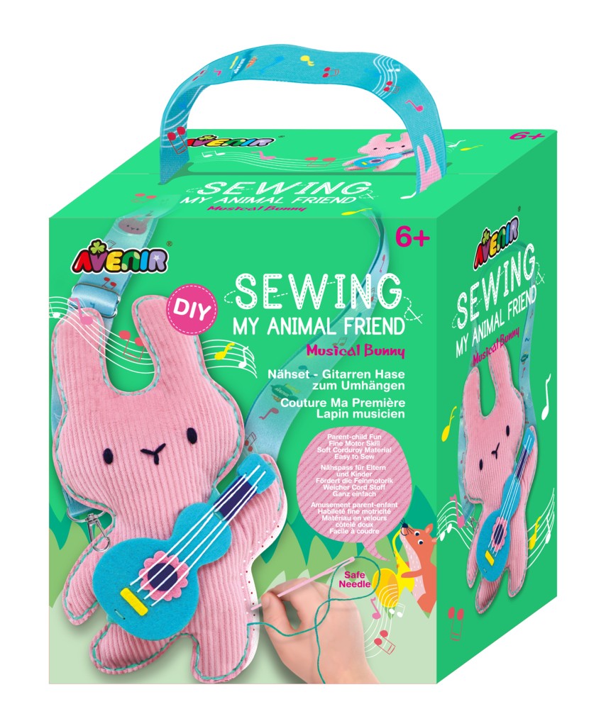 Køb ​Avenir Sewing My Animal Friend - Musical Bunny hos Ofidan
